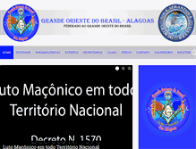 Tablet Screenshot of gob-al.org.br